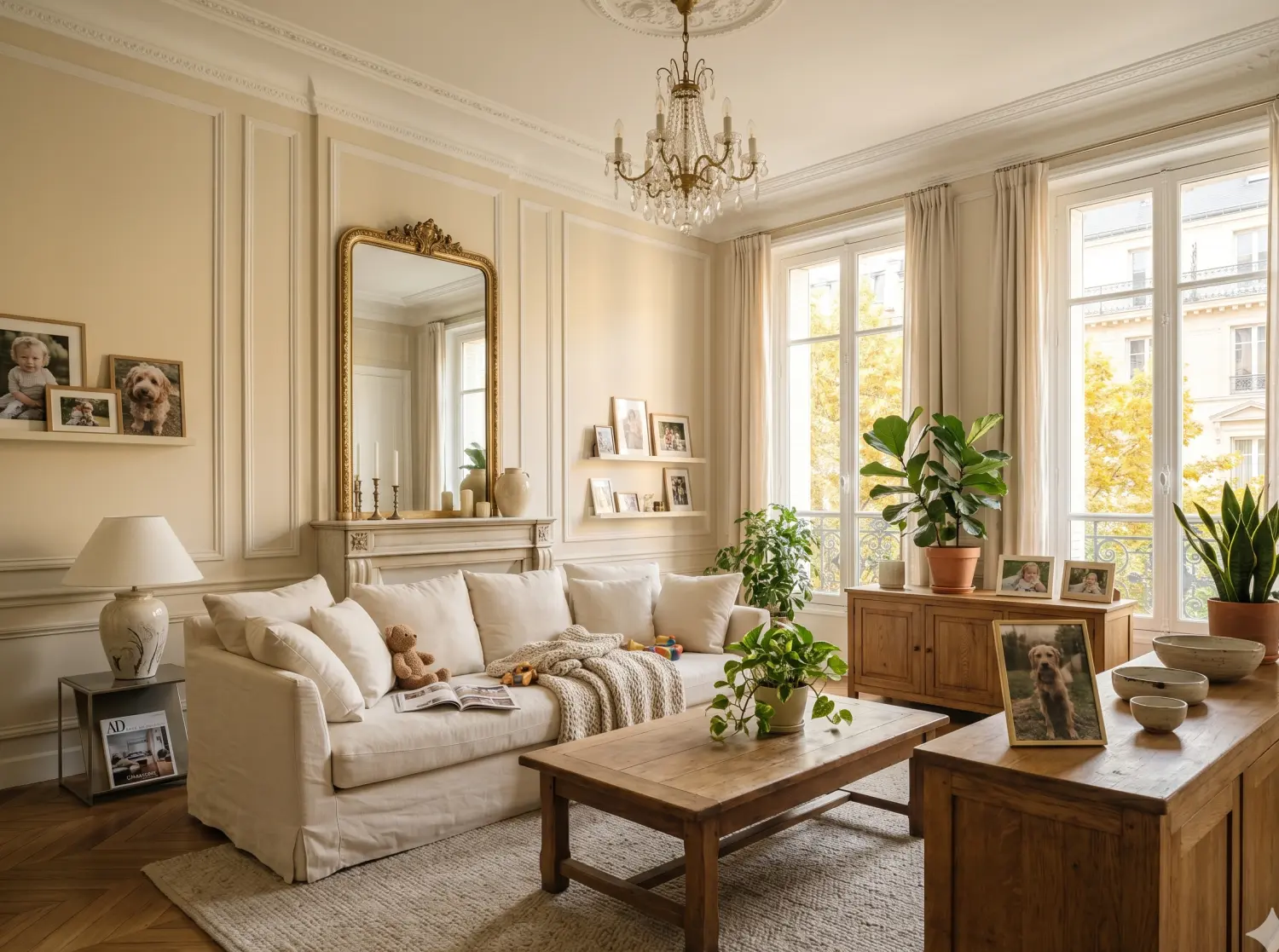 Réalisation : Salon repeint — Résidentiel rénovation